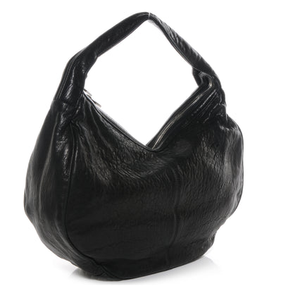 Alexander Wang Textured Lambskin Morgan Hobo Black 3 of 6