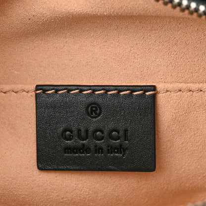 Gucci Calfskin Matelasse GG Marmont Belt Bag 85 34 Black 6 of 11