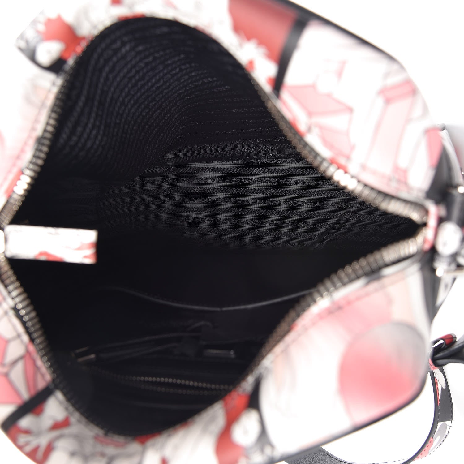 Prada X JAMES JEAN Vitello DNA Flat Messenger Bag Black 5 of 10