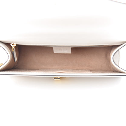 Gucci Calfskin Small Sylvie Shoulder Bag Off White 5 of 12