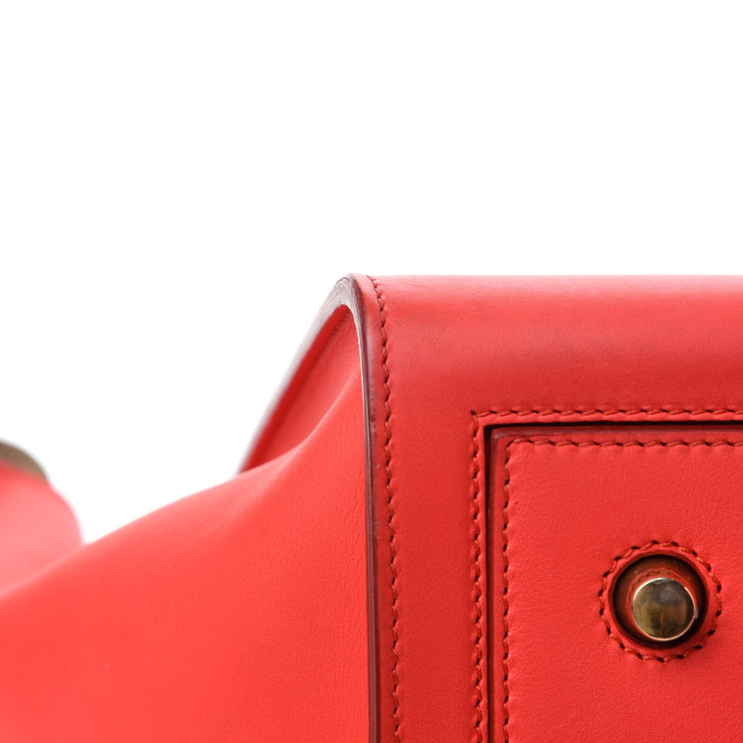 Smooth Calfskin Mini Tie Knot Tote Alizarin