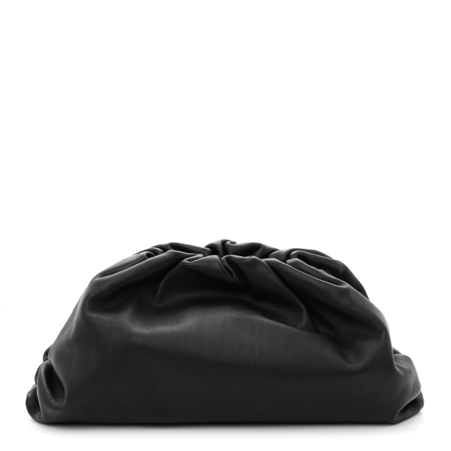 Bottega Veneta Smooth Butter Calf The Pouch Oversized Clutch Black 1 of 10