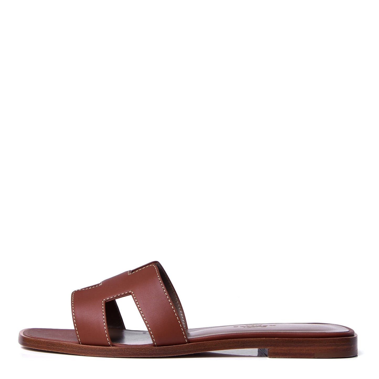 Box Calfskin Oran Sandals 36 Gold