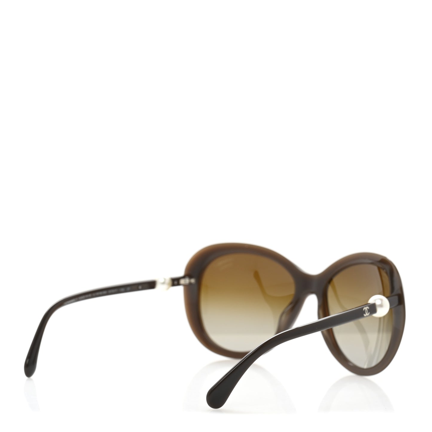 Acetate Butterfly Winter Pearl Sunglasses 5302-H-A Brown