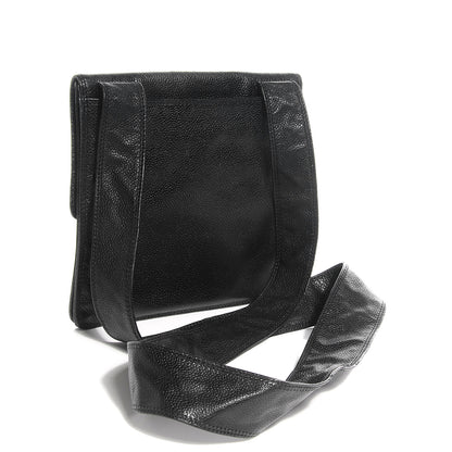 Chanel Caviar CC Messenger Bag Black 3 of 8