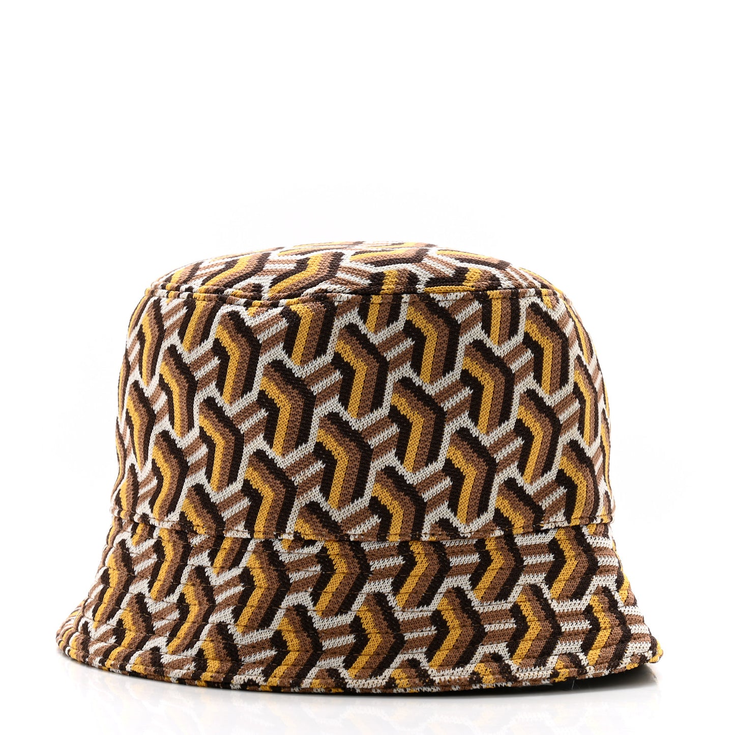 Shetland Chevron Racing Logo Womens Bucket Hat S Brown Multicolor