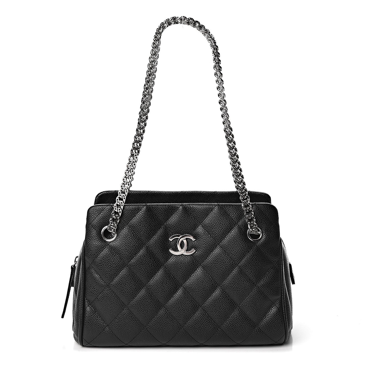 Chanel Caviar Quilted Tote Black 1 of 12