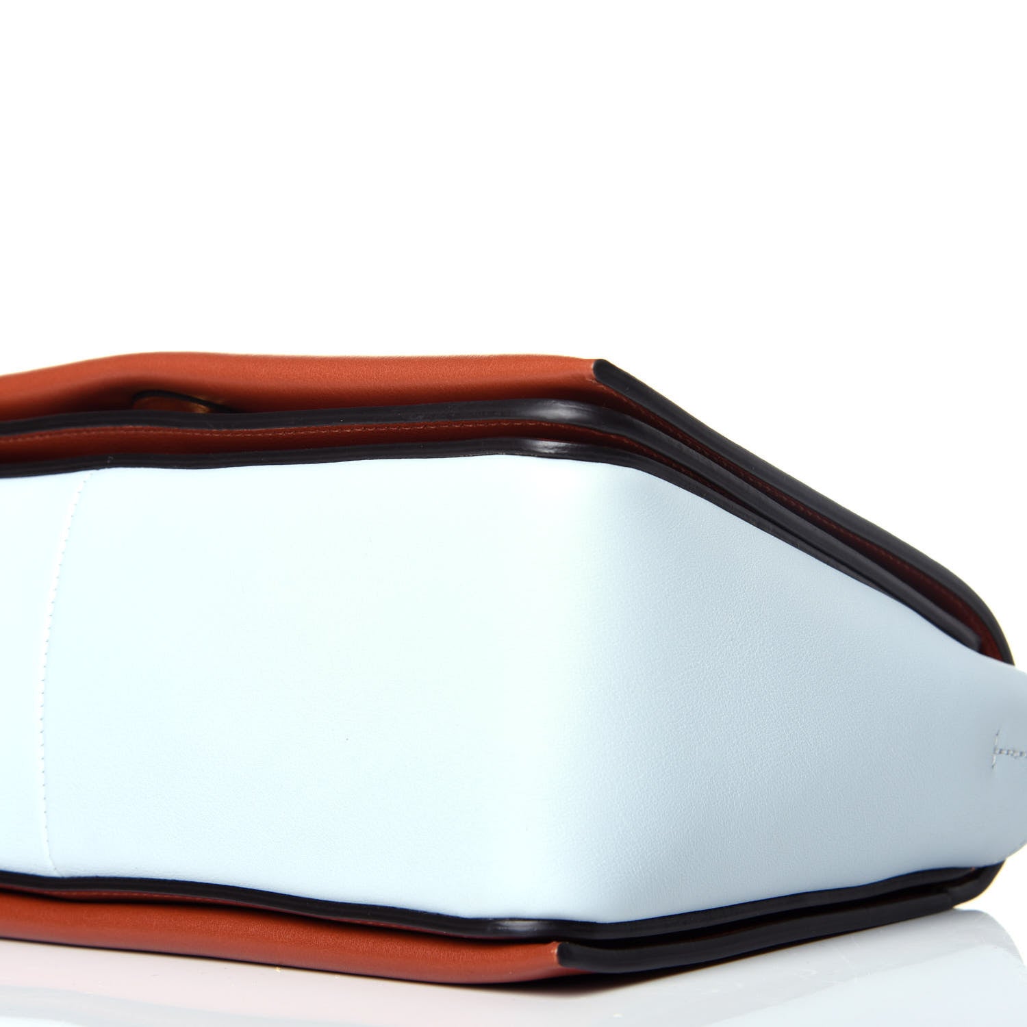 Celine Shiny Smooth Calfskin Medium Frame Shoulder Bag Maple Frost 9 of 9