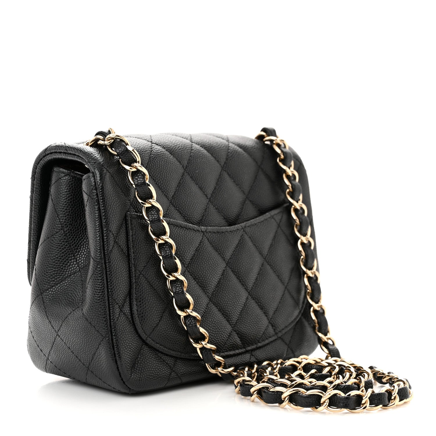Chanel Caviar Quilted Mini Square Flap Black 3 of 12