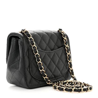 Chanel Caviar Quilted Mini Square Flap Black 3 of 12