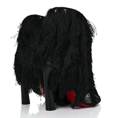 Christian Louboutin Rete Nappa Zaza Twist 100 Booties 38.5 Black 4 of 7