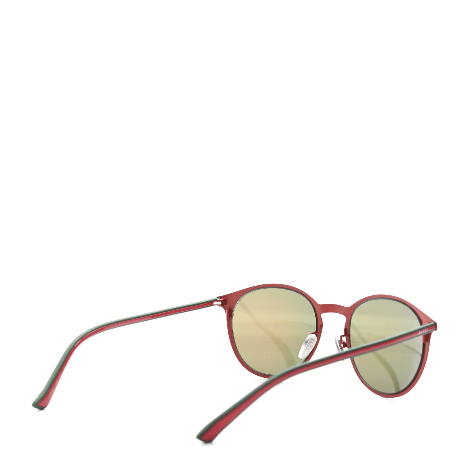 Gucci Round Sunglasses GG0504S Red Green 4 of 7