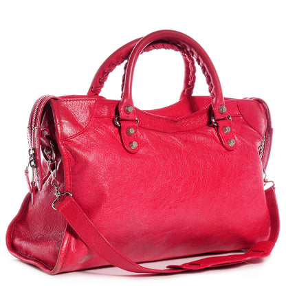 Balenciaga Agneau Giant 12 Silver Hardware City Rose Thulian 3 of 12
