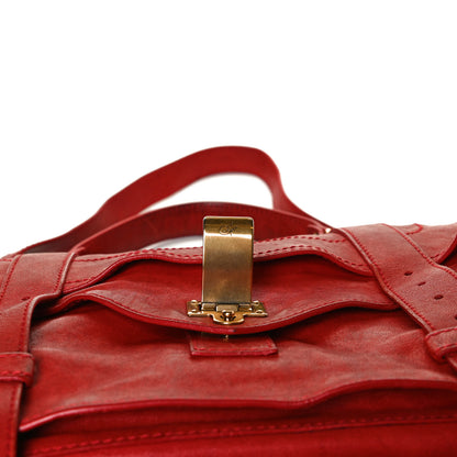 Proenza Schouler Lambskin PS1 Extra Large Satchel Lipstick Red 33 of 41