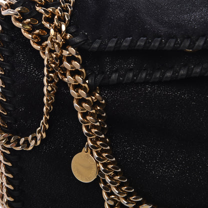 Stella McCartney Shaggy Deer Mini Falabella Fold Over Tote Black 10 of 10