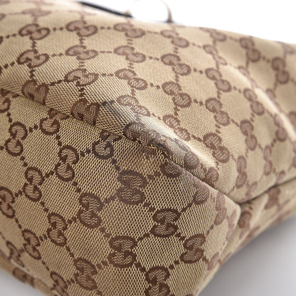 Gucci Monogram Medium Horsebit Chain Hobo Dark Brown 9 of 17