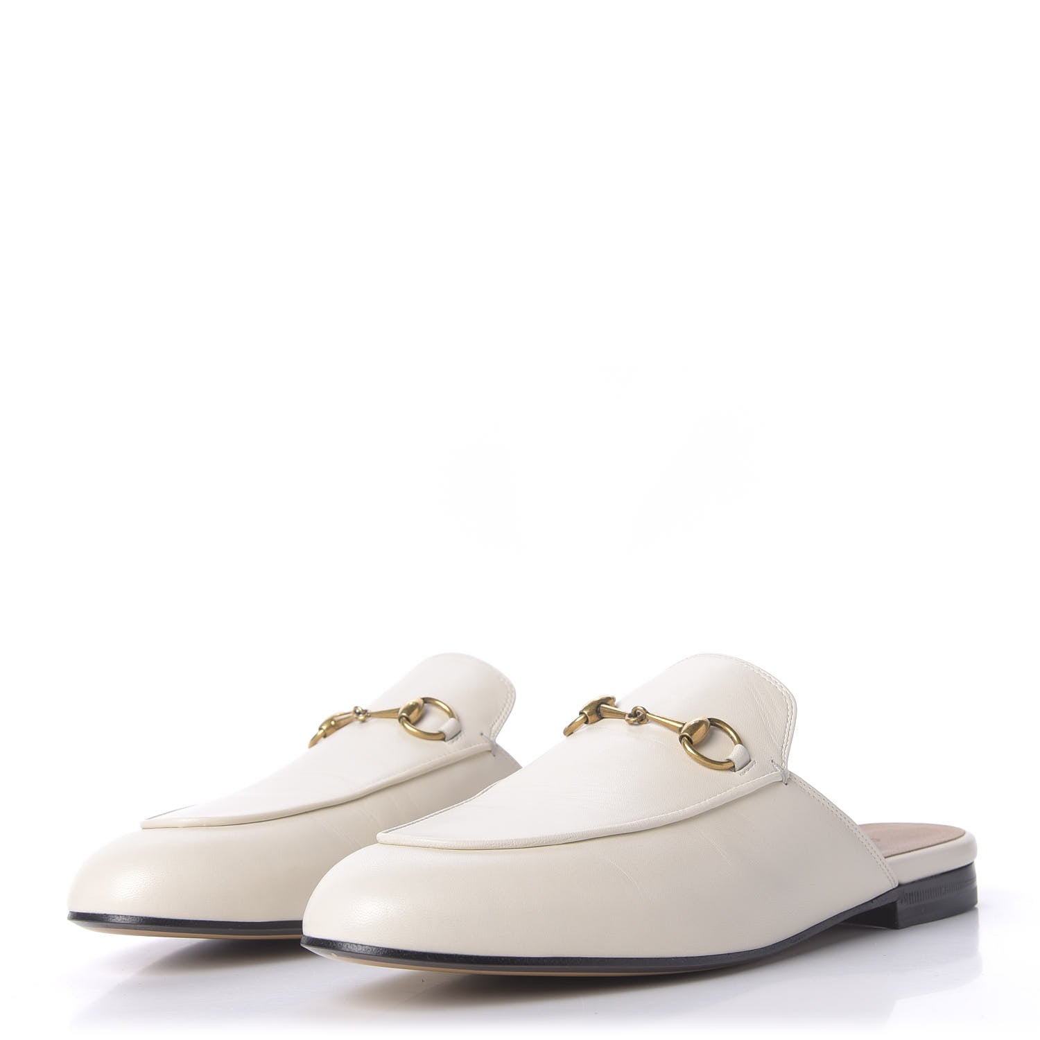 Gucci Malaga Kid Womens Princetown Slippers 38.5 Mystic White 3 of 14