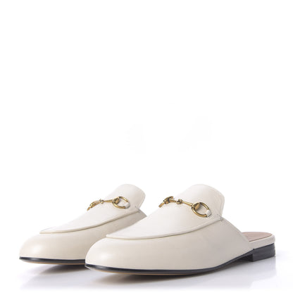 Gucci Malaga Kid Womens Princetown Slippers 38.5 Mystic White 3 of 14