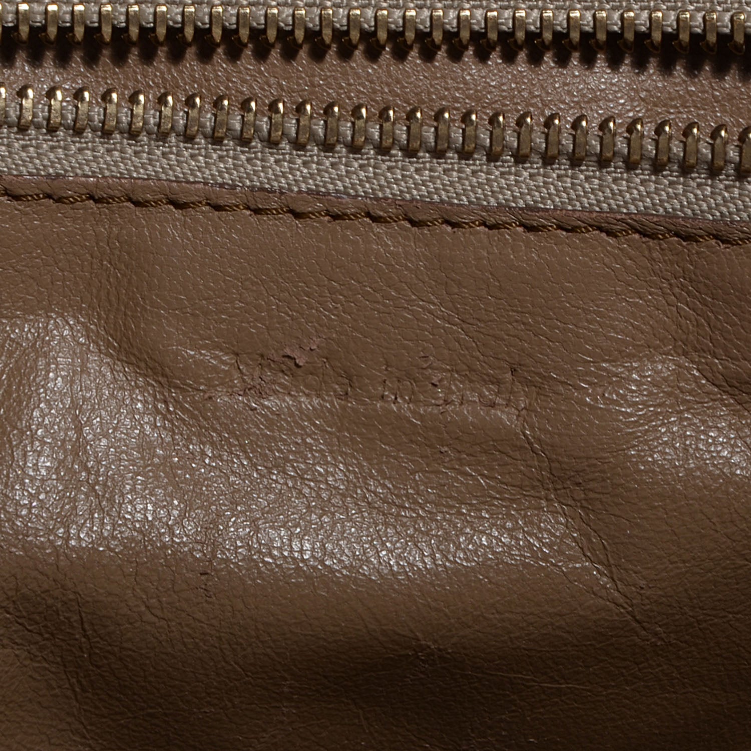 Celine Smooth Calfskin Mini Luggage Camel 9 of 13