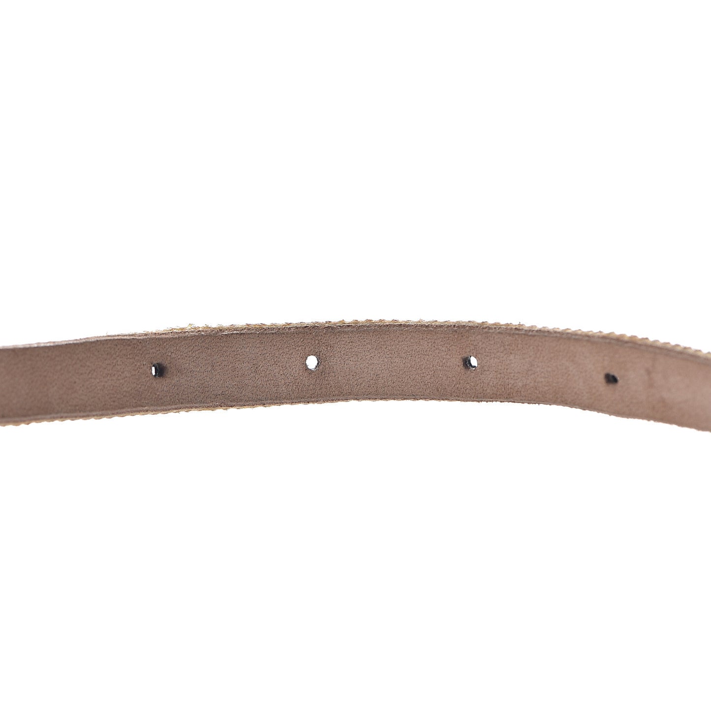 Calfskin Crystal Embellished Double G Choker Necklace Multicolor