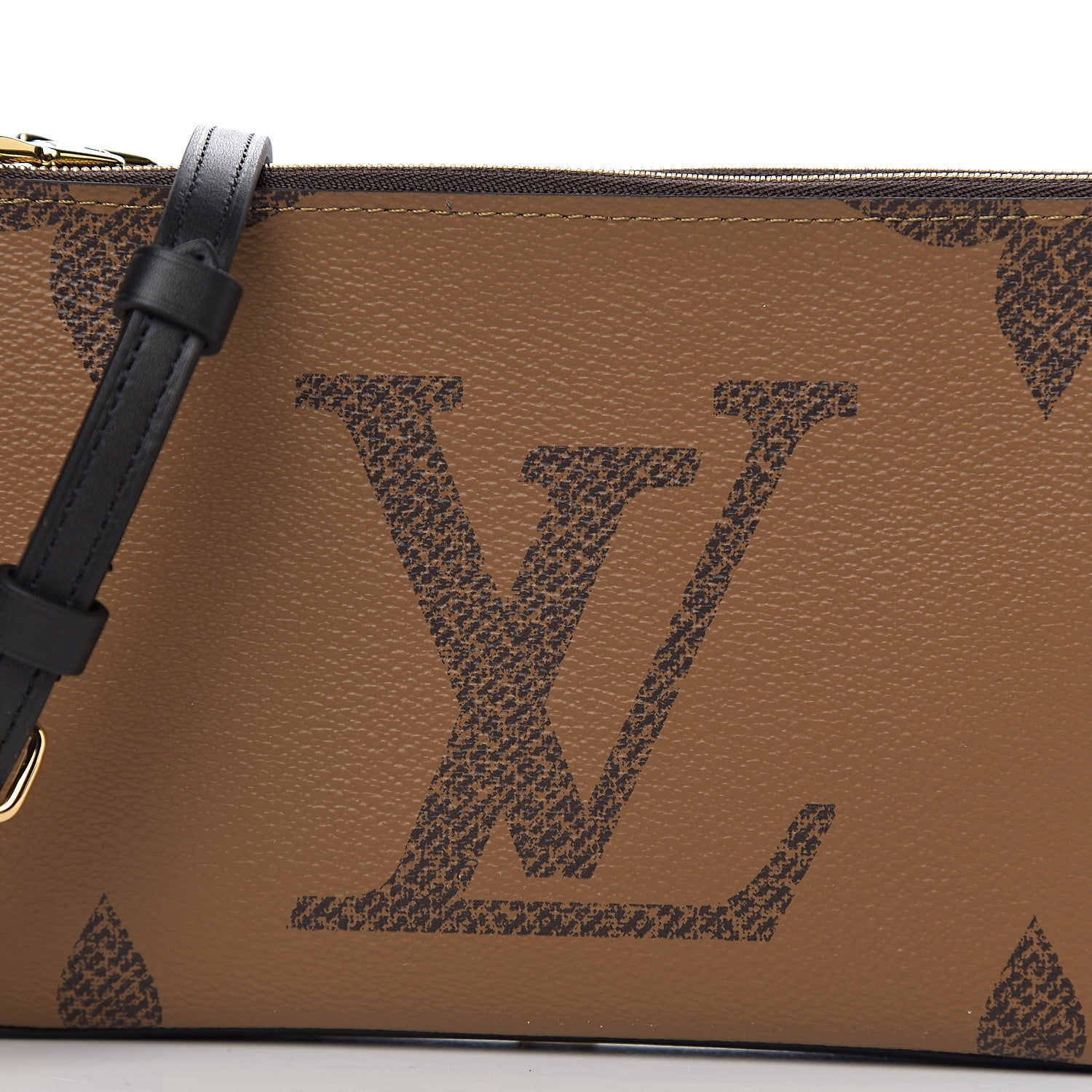 Louis Vuitton Reverse Monogram Giant Double Zip Pochette 8 of 9