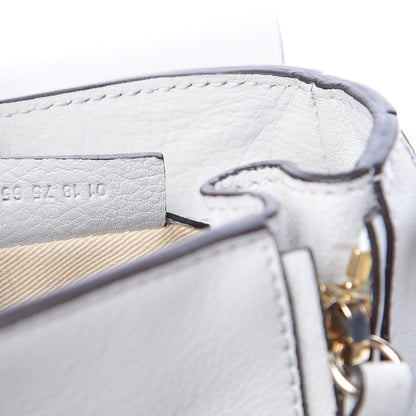 Chloe Suede Calfskin Mini Faye Backpack Airy Grey 7 of 10