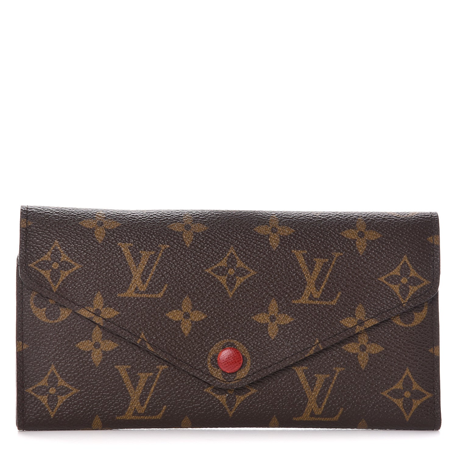 Louis Vuitton Monogram Josephine Wallet Red 1 of 10