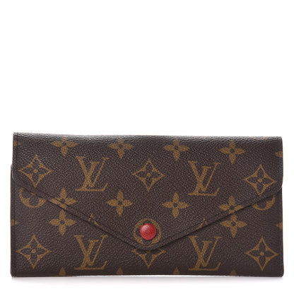 Louis Vuitton Monogram Josephine Wallet Red 1 of 10