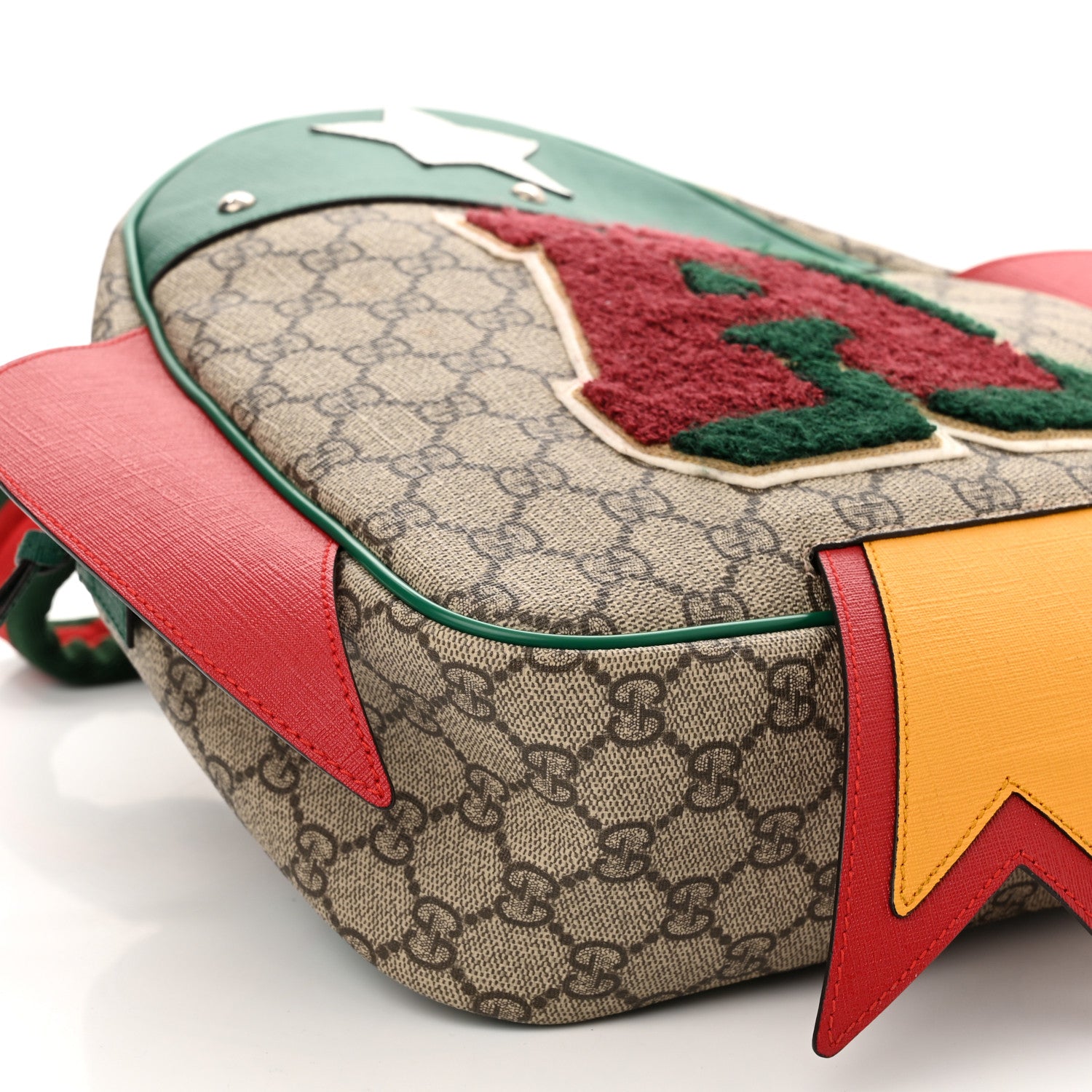 Gucci GG Supreme Monogram Small UFO Embroidered Children's Rocketship Backpack 9 of 10