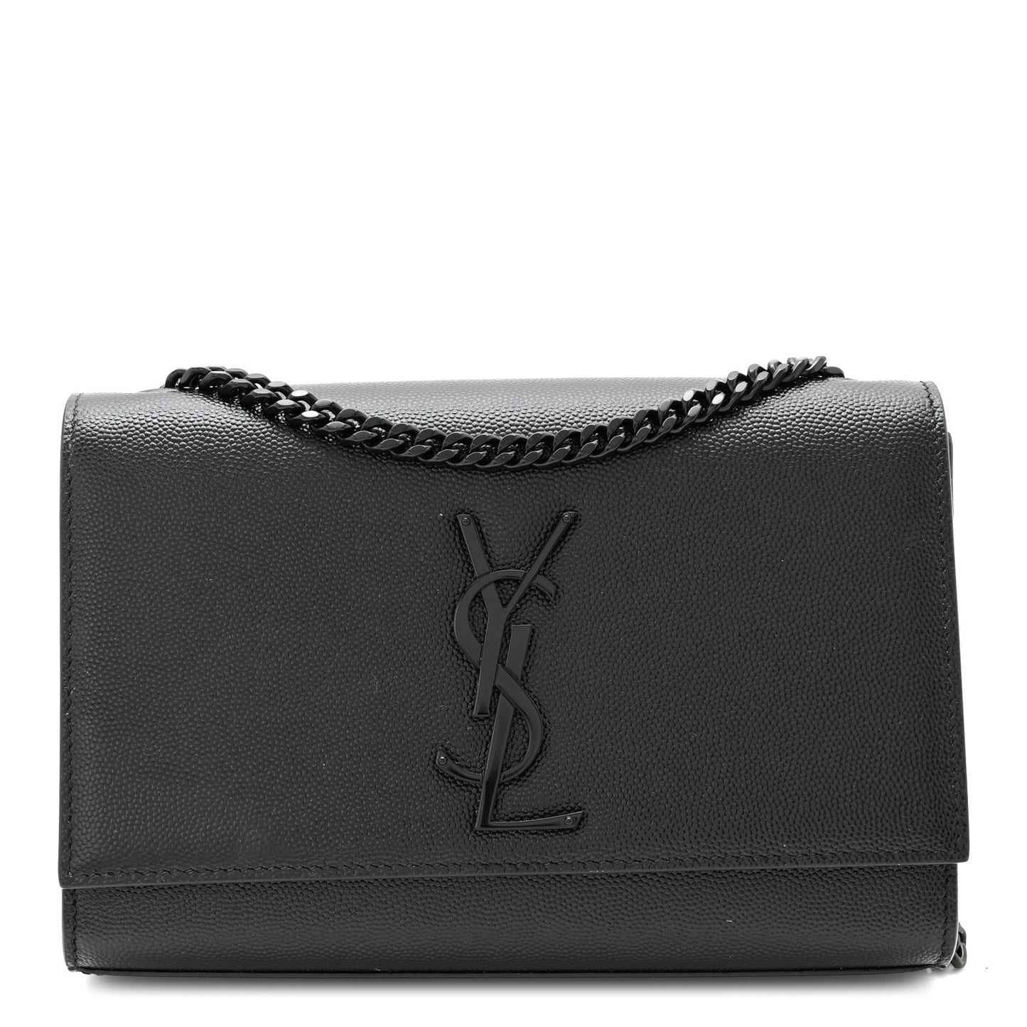 Grain De Poudre Small Monogram Kate Satchel Black