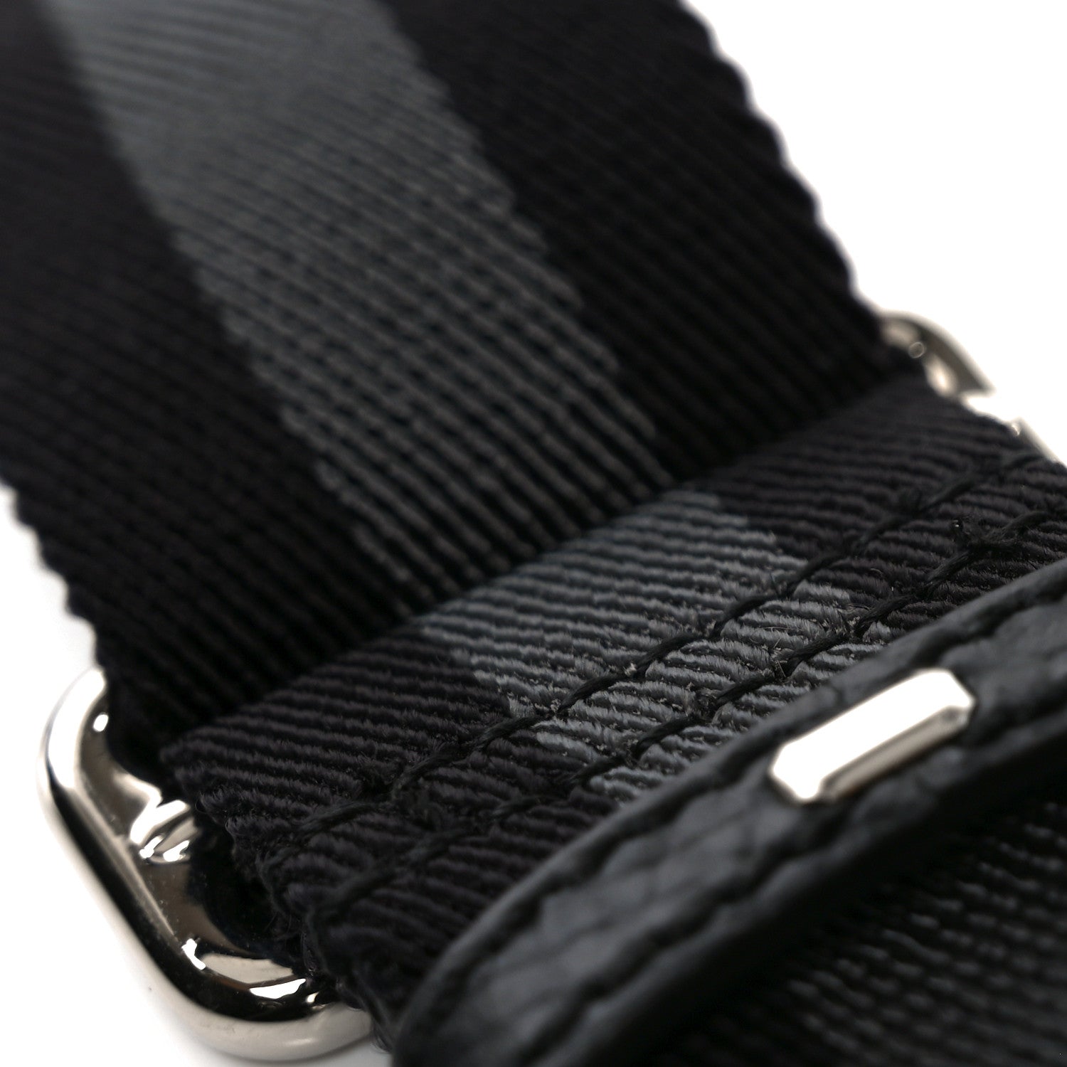 Gucci Nylon Monogram Fanny Pack Belt Bag Black 11 of 11