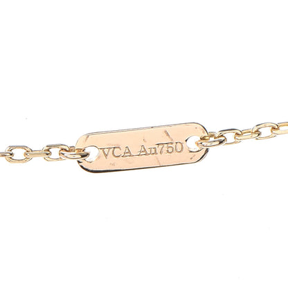 Van Cleef & Arpels 18K Yellow Gold Mother of Pearl Vintage Alhambra Pendant Necklace 6 of 8