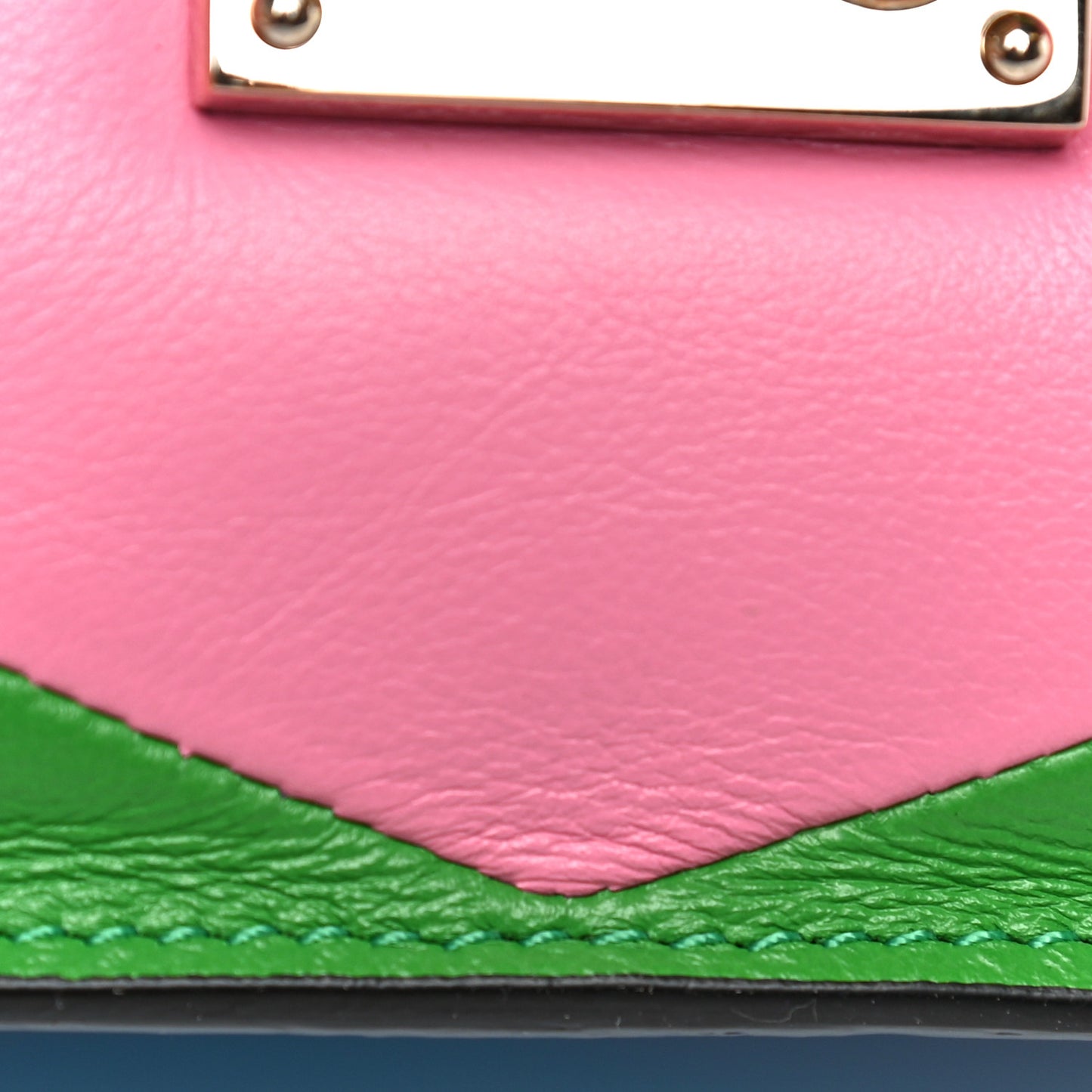 Vitello 1973 Medium Glam Lock Rockstud Flap Multicolor