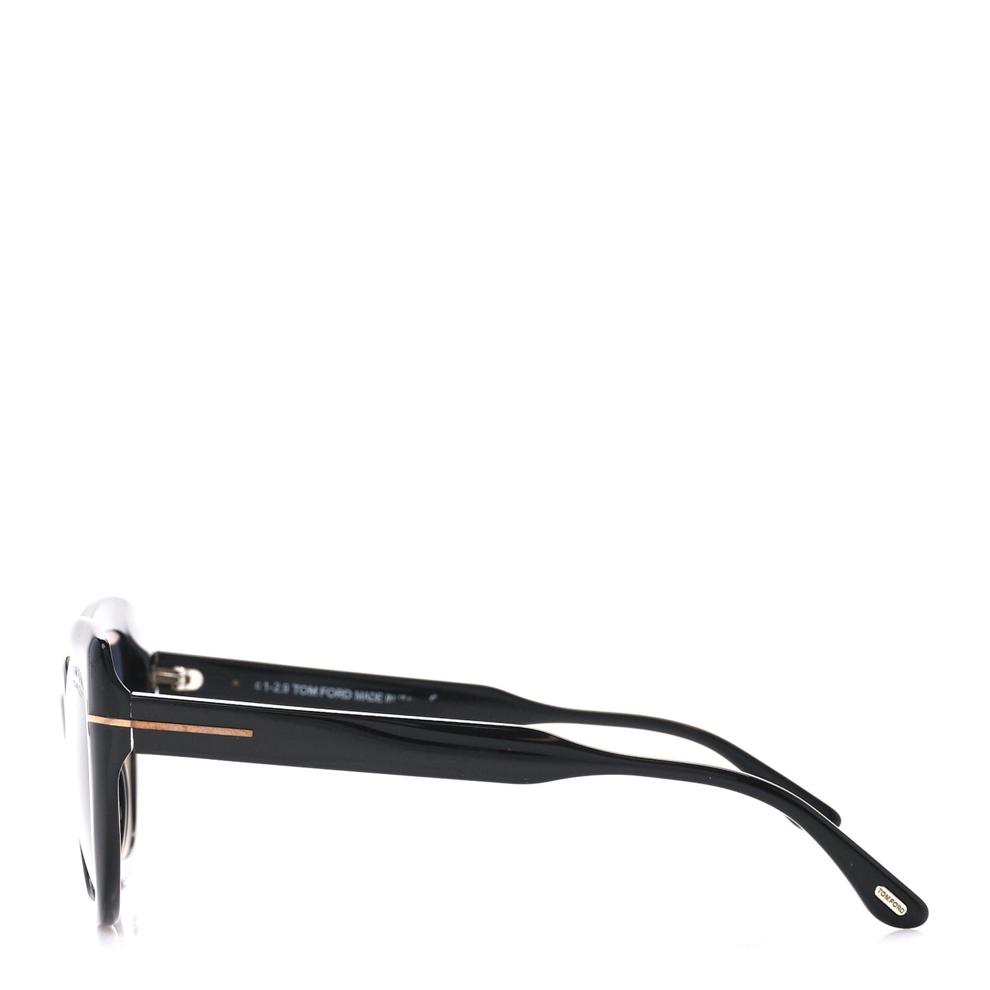 Acetate Polarized Anya Cat Eye Sunglasses TF762 Black