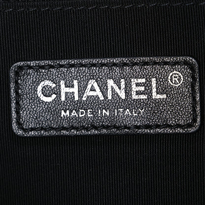 Chanel Metallic Lambskin Signe Bowling Bag Black 6 of 10