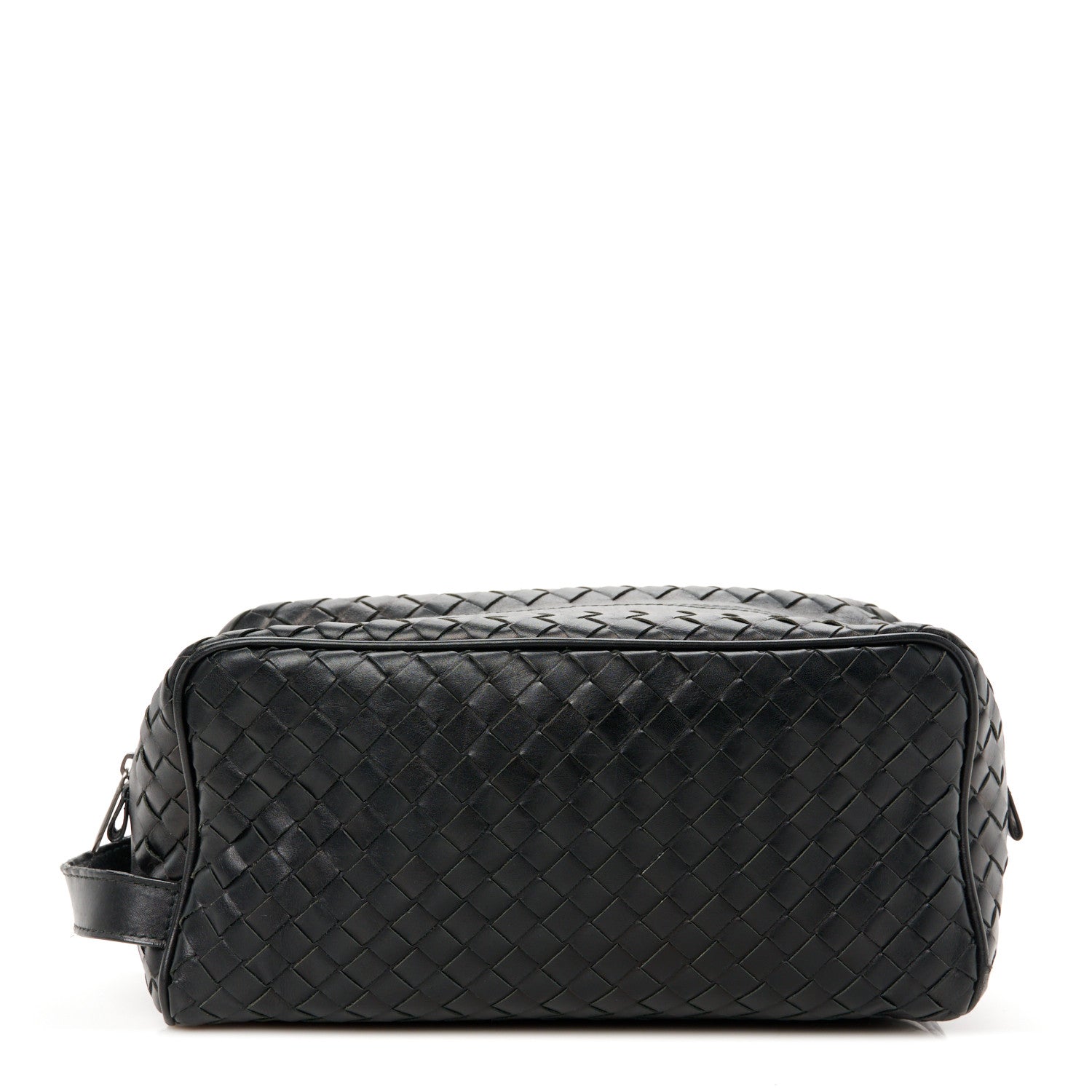Bottega Veneta Nappa Intrecciato Travel Pouch Clutch Black 1 of 11