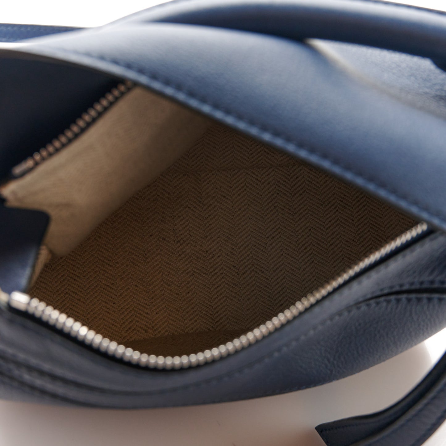 Calfskin Mini Puzzle Bag Blue