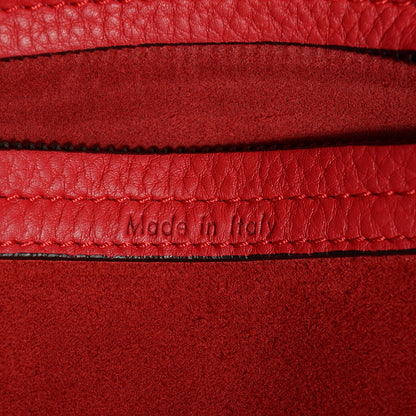 Celine Supple Calfskin Medium Phantom Luggage Vermillion 7 of 9