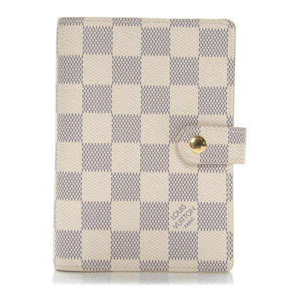Louis Vuitton Damier Azur Small Ring Agenda Cover 1 of 6