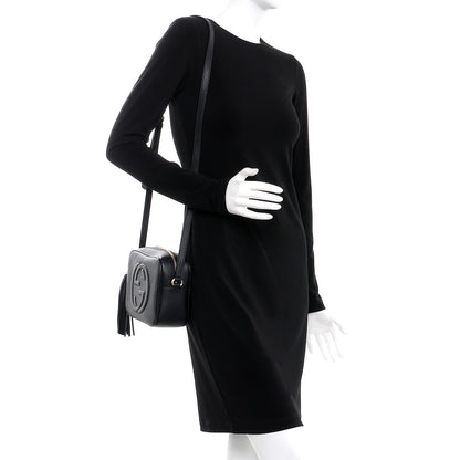 Gucci Pebbled Calfskin Small Soho Disco Bag Black 2 of 7