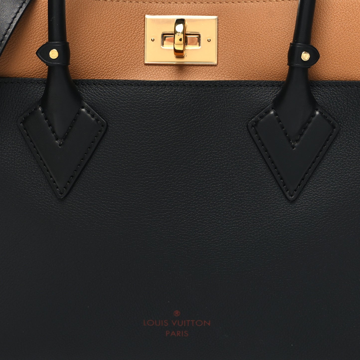 Calfskin Monogram On My Side Black