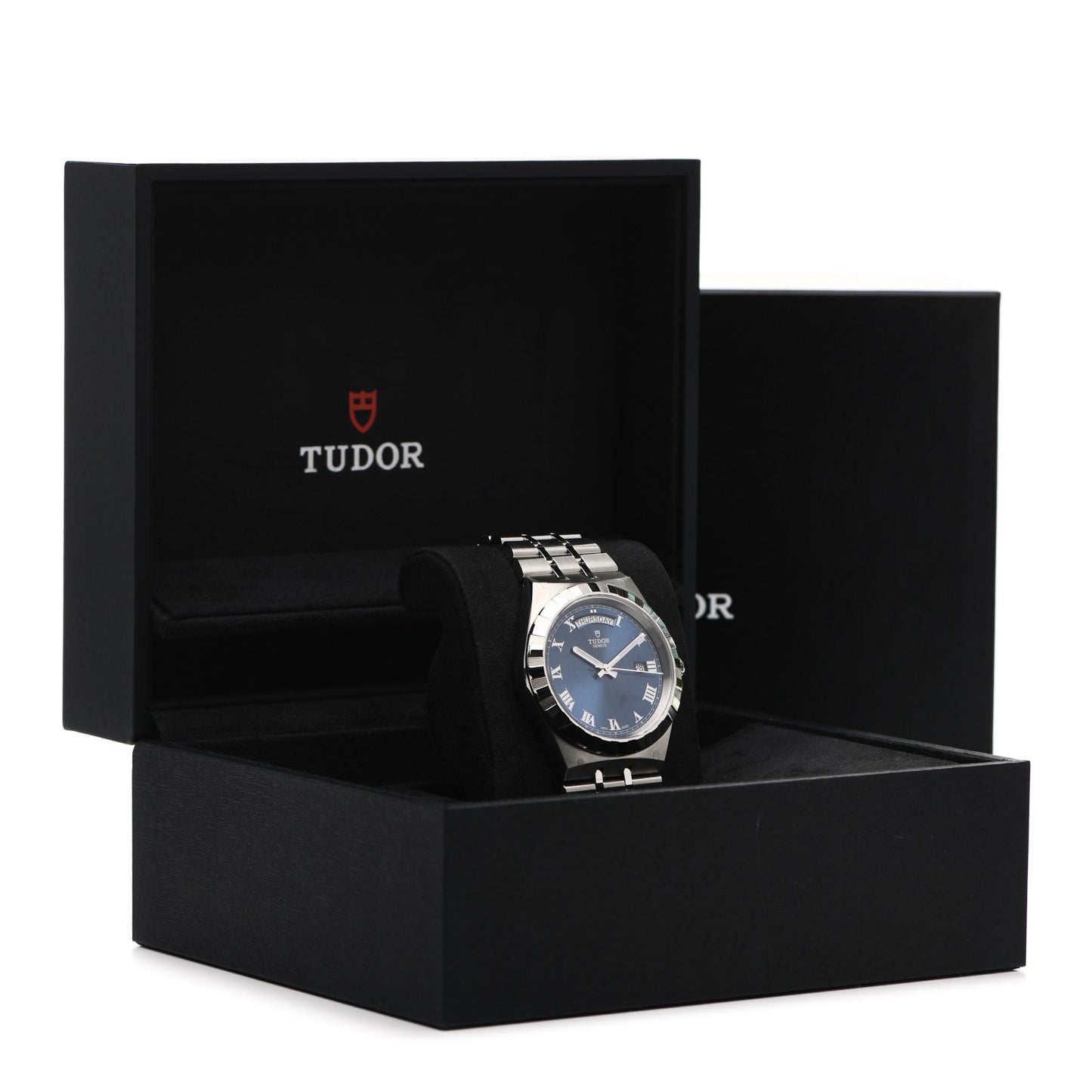 Stainless Steel 41mm Royal Automatic Watch Blue 28600