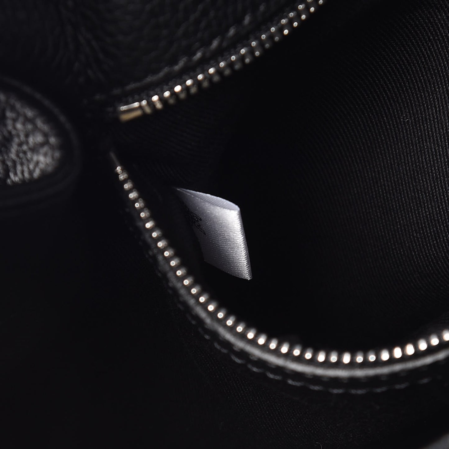 Metallic Grained Calfskin Studded Mini Catherine Crossbody Bag Black
