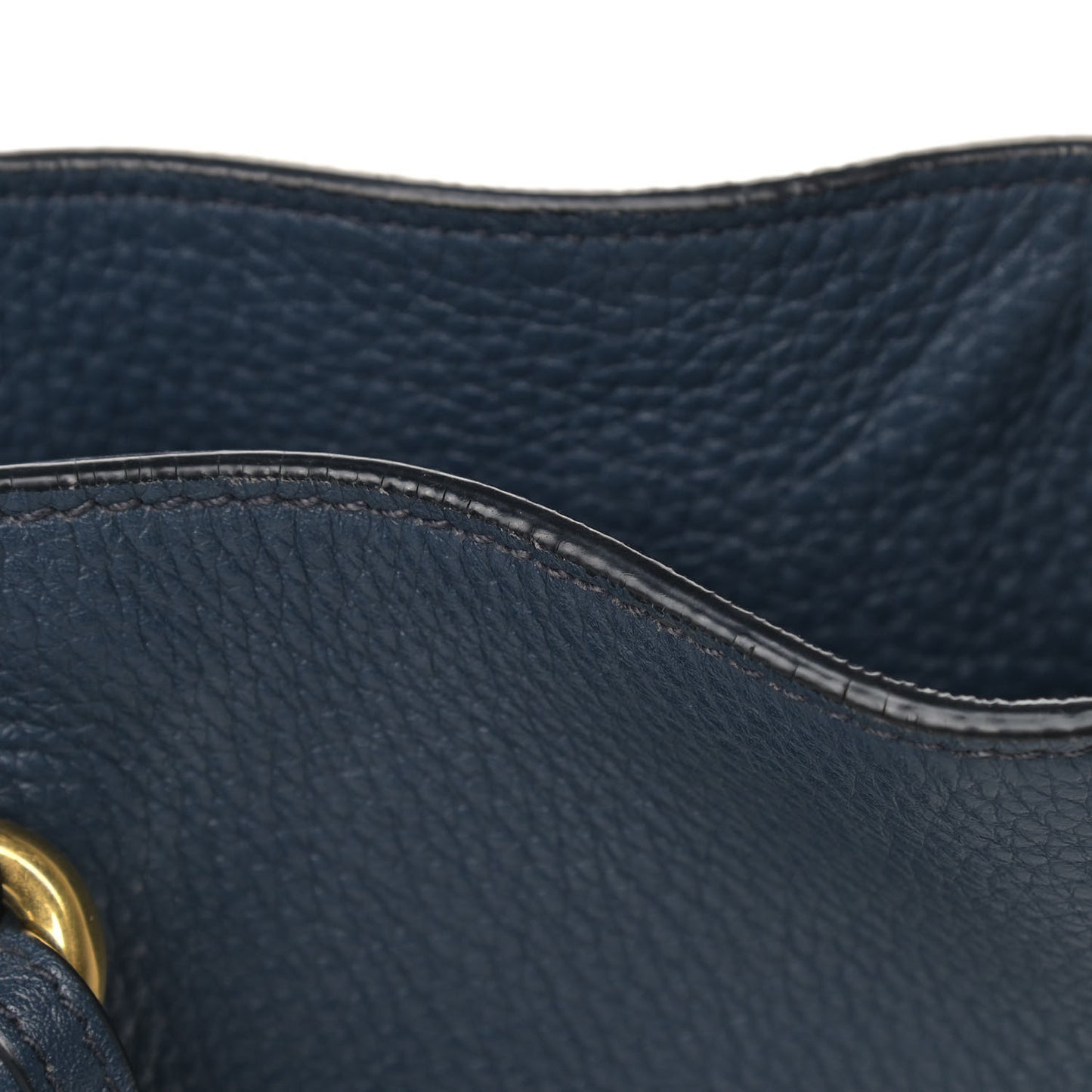 Vitello Daino Shopping Tote Inchiostro