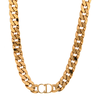 Christian Dior Metal 30 Montaigne Necklace Gold 1 of 5