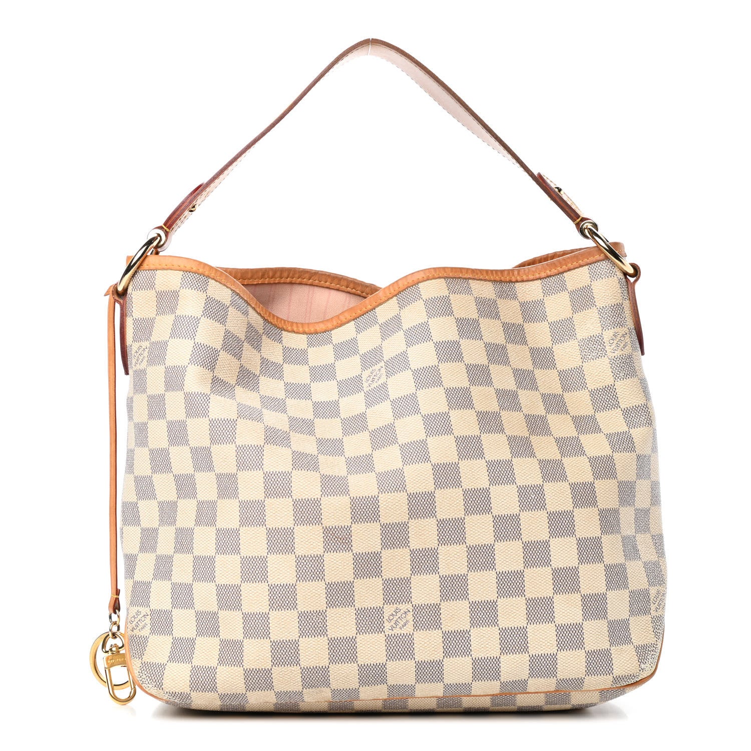Louis Vuitton Damier Azur Delightful PM Rose Ballerine 1 of 5