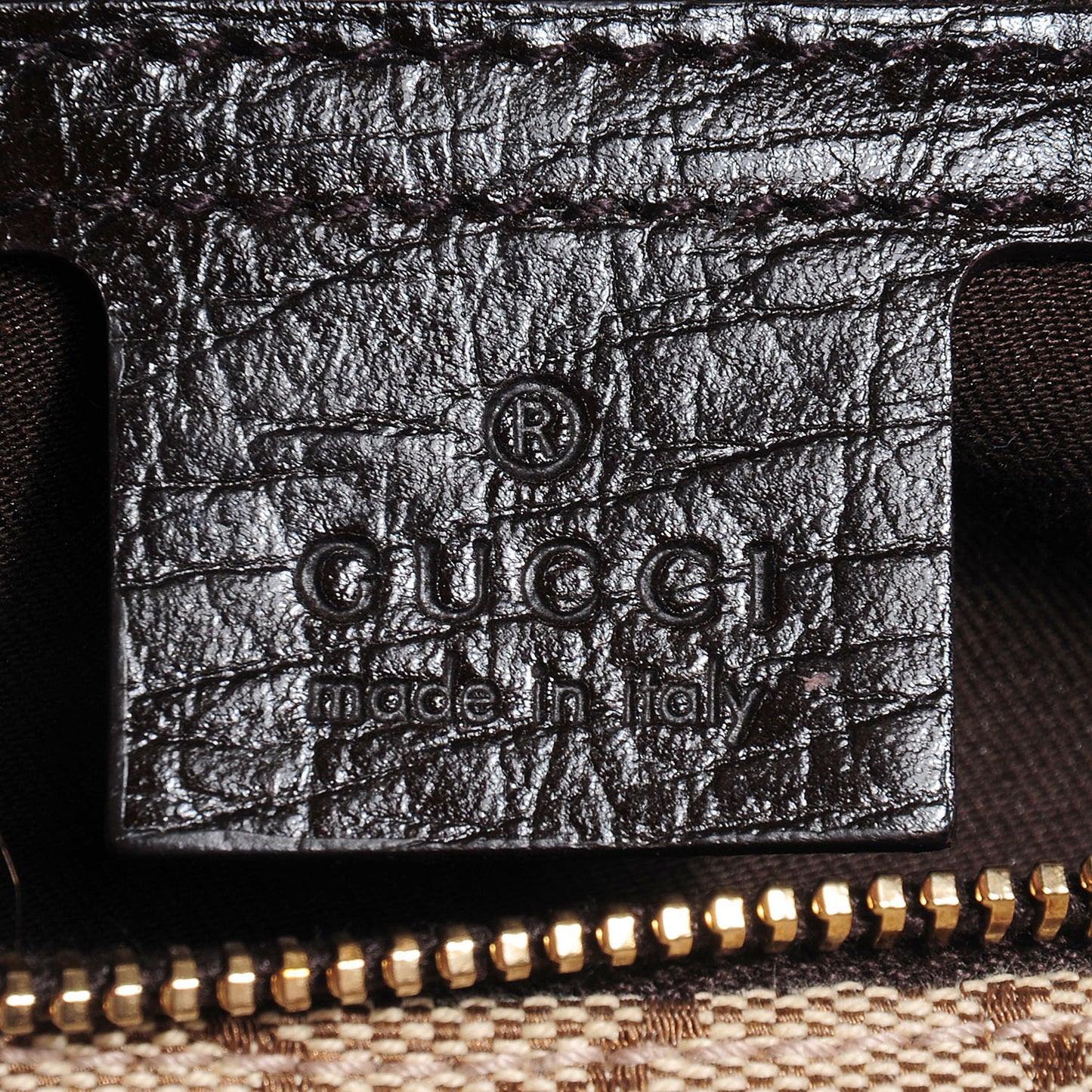 Monogram Medium Horsebit Chain Hobo Brown