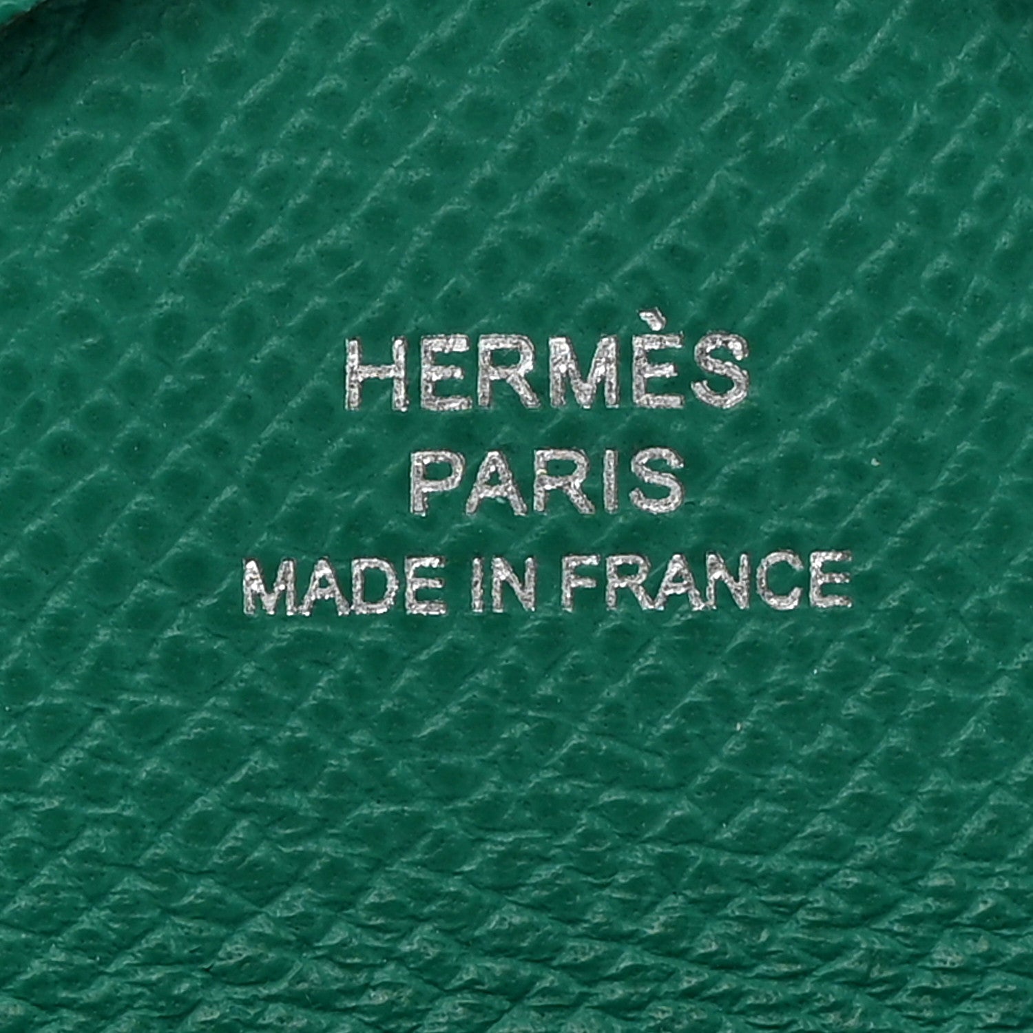 Hermes Epsom Calvi Duo Card Case Vert Jade 6 of 7