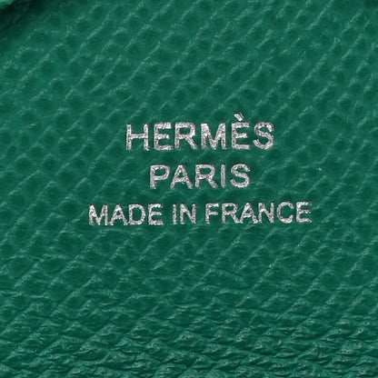 Hermes Epsom Calvi Duo Card Case Vert Jade 6 of 7