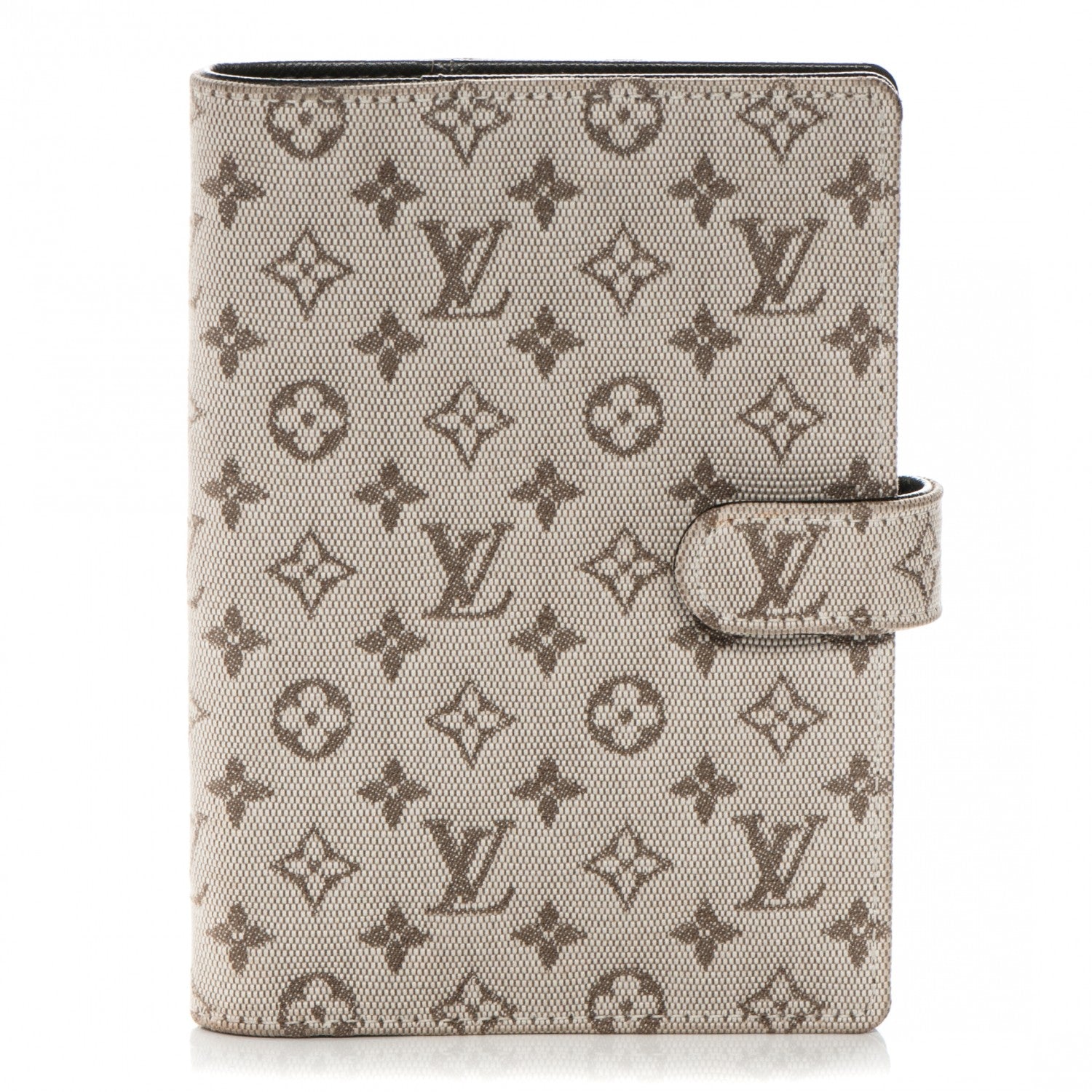 Louis Vuitton Mini Lin Small Ring Agenda Cover Kaki 1 of 6